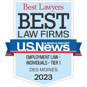 Tier 1 Employment Law Individuals as awarded by Best Lawyers Best Law Firms Of U.S. News & World Report