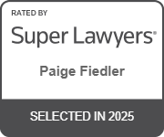 Rated By Super Lawyers | Paige Fiedler | Selected In 2025